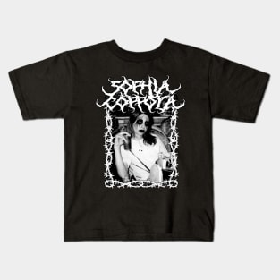 Metal Sophia Coppola Portrait Kids T-Shirt